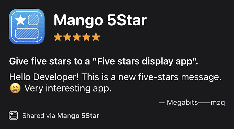 Mango 5Star v2021.1 feature
