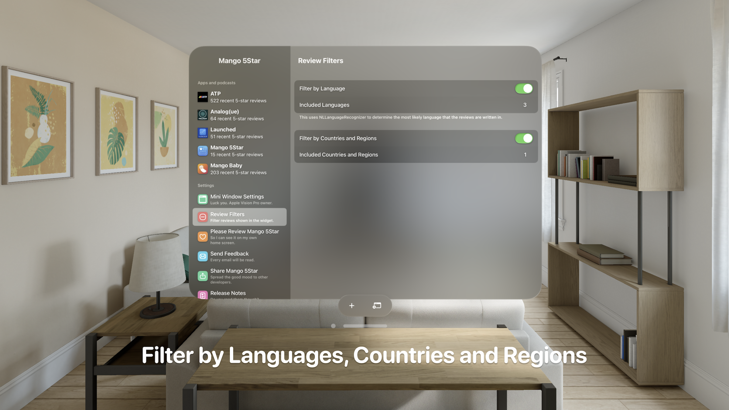 Mango 5Star for visionOS Screenshot
